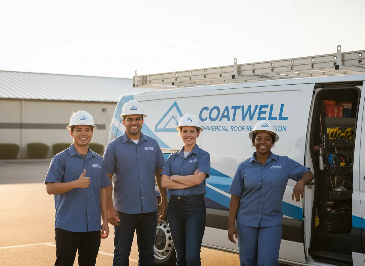 Commercial roof coating company in Monitor, WA